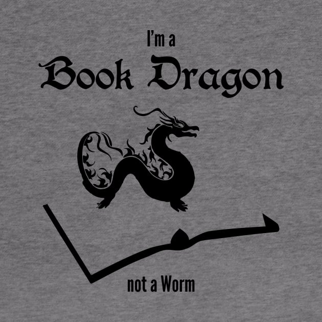 Book Dragon by lindaursin